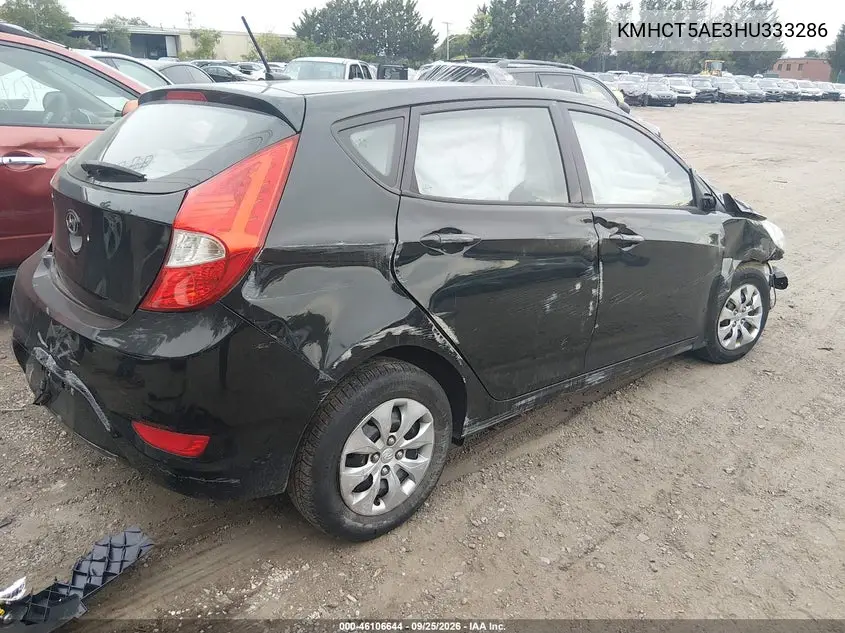2017 HYUNDAI ACCENT VIN KMHCT5AE3HU333286 — фото 4