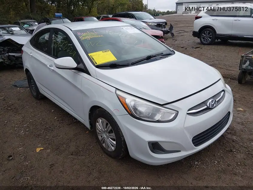 HYUNDAI ACCENT 2017, VIN KMHCT4AE7HU375812