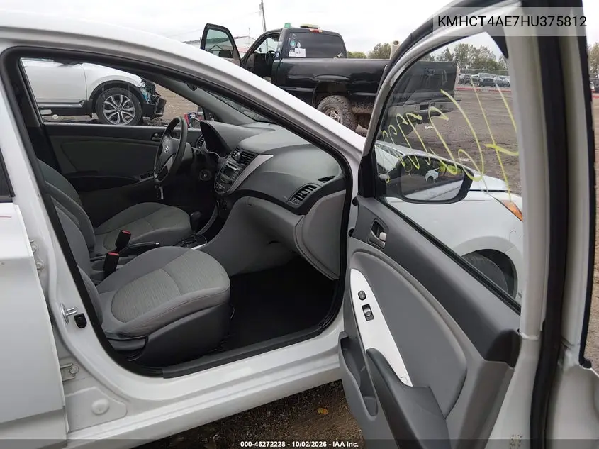 2017 HYUNDAI ACCENT VIN KMHCT4AE7HU375812 — фото 5