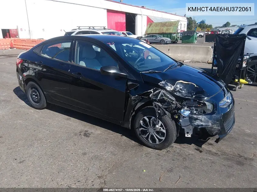 HYUNDAI ACCENT 2017, VIN KMHCT4AE6HU372061