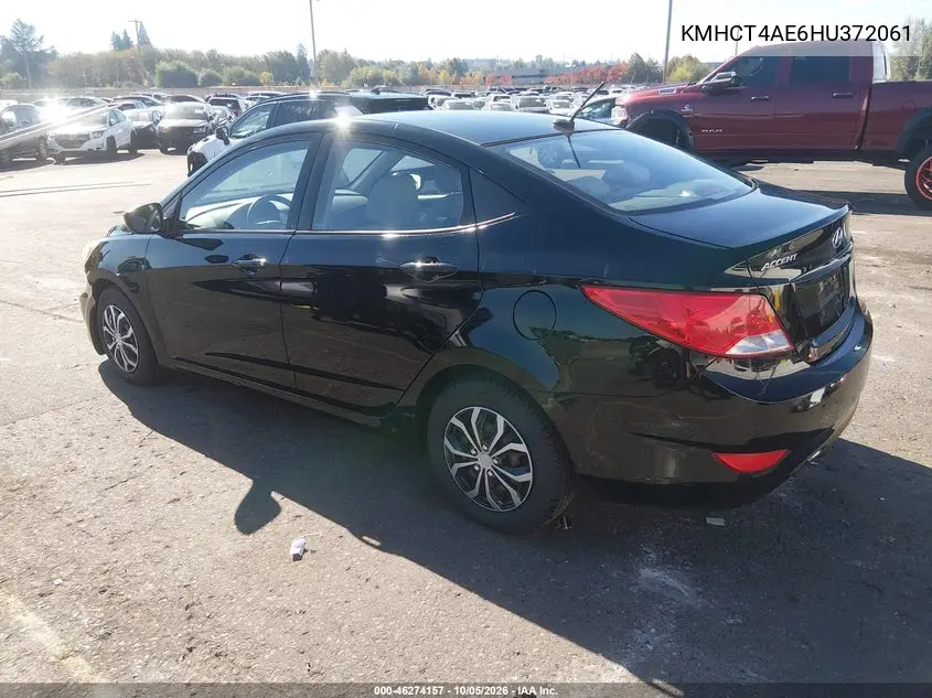 2017 HYUNDAI ACCENT VIN KMHCT4AE6HU372061 — фото 3
