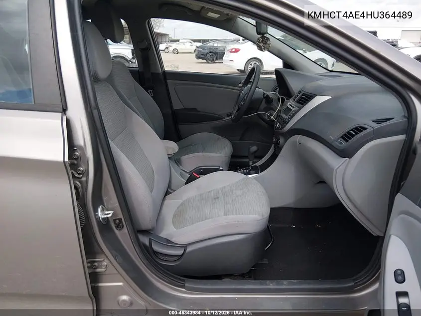 2017 HYUNDAI ACCENT VIN KMHCT4AE4HU364489 — фото 5
