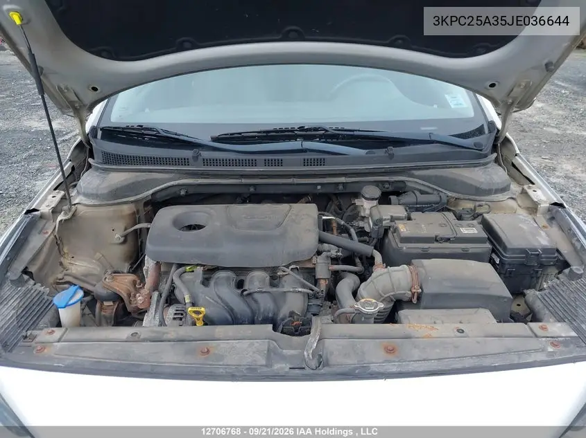 2018 HYUNDAI ACCENT VIN 3KPC25A35JE036644 — фото 10