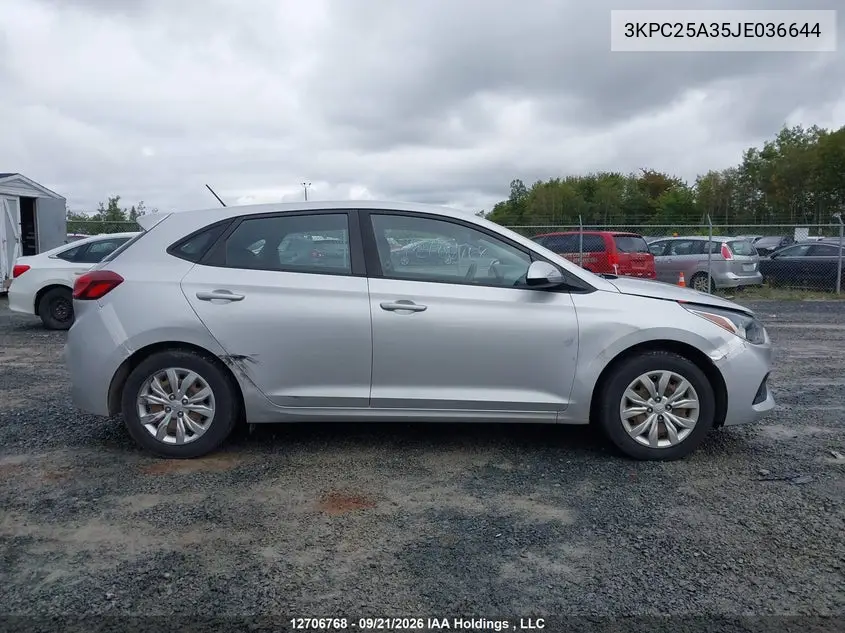 2018 HYUNDAI ACCENT VIN 3KPC25A35JE036644 — фото 14