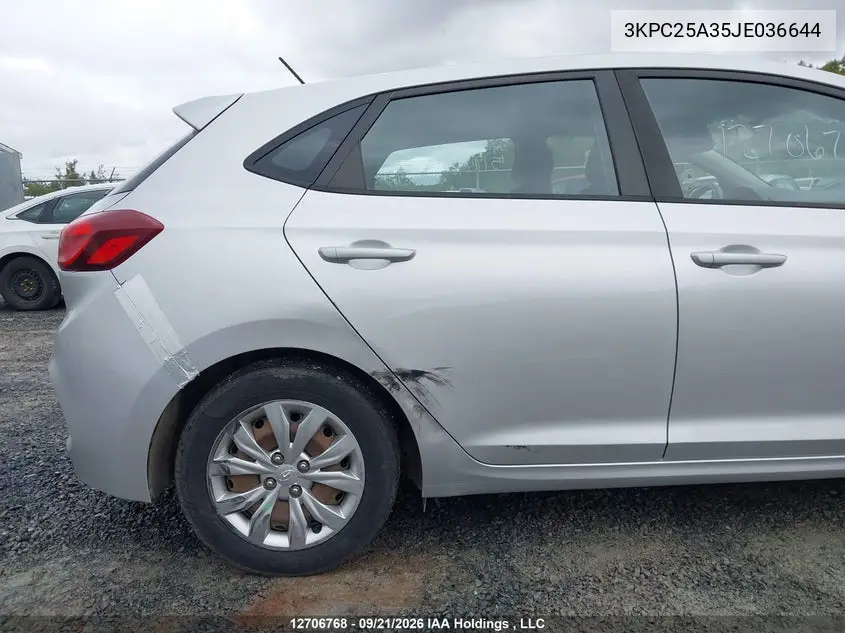 2018 HYUNDAI ACCENT VIN 3KPC25A35JE036644 — фото 21
