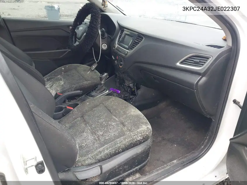 2018 HYUNDAI ACCENT VIN 3KPC24A32JE022307 — фото 5