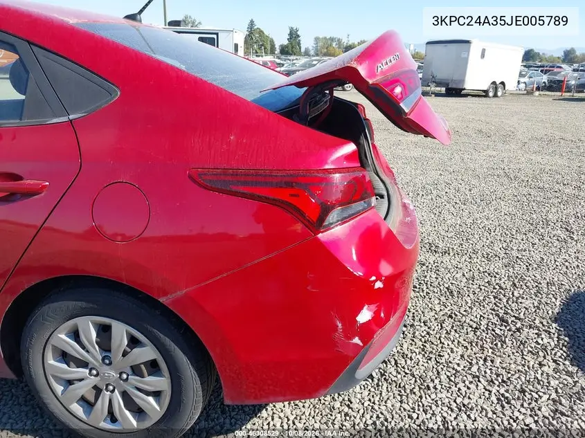 2018 HYUNDAI ACCENT VIN 3KPC24A35JE005789 — фото 13
