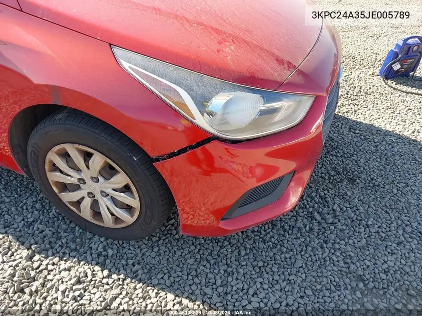 2018 HYUNDAI ACCENT VIN 3KPC24A35JE005789 — фото 16