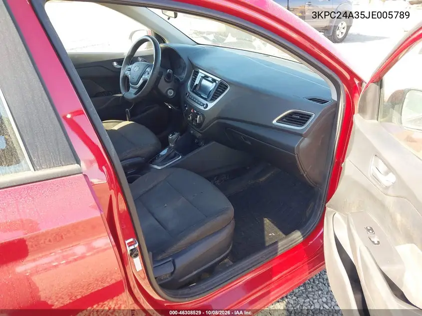 2018 HYUNDAI ACCENT VIN 3KPC24A35JE005789 — фото 5