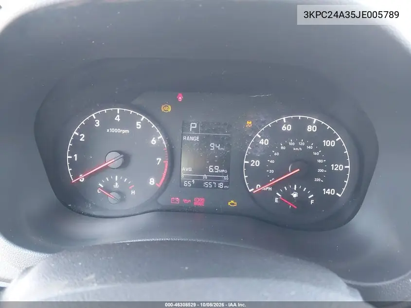 2018 HYUNDAI ACCENT VIN 3KPC24A35JE005789 — фото 7