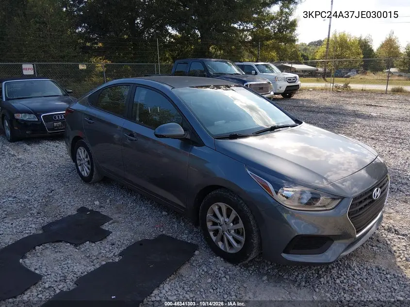HYUNDAI ACCENT 2018, VIN 3KPC24A37JE030015