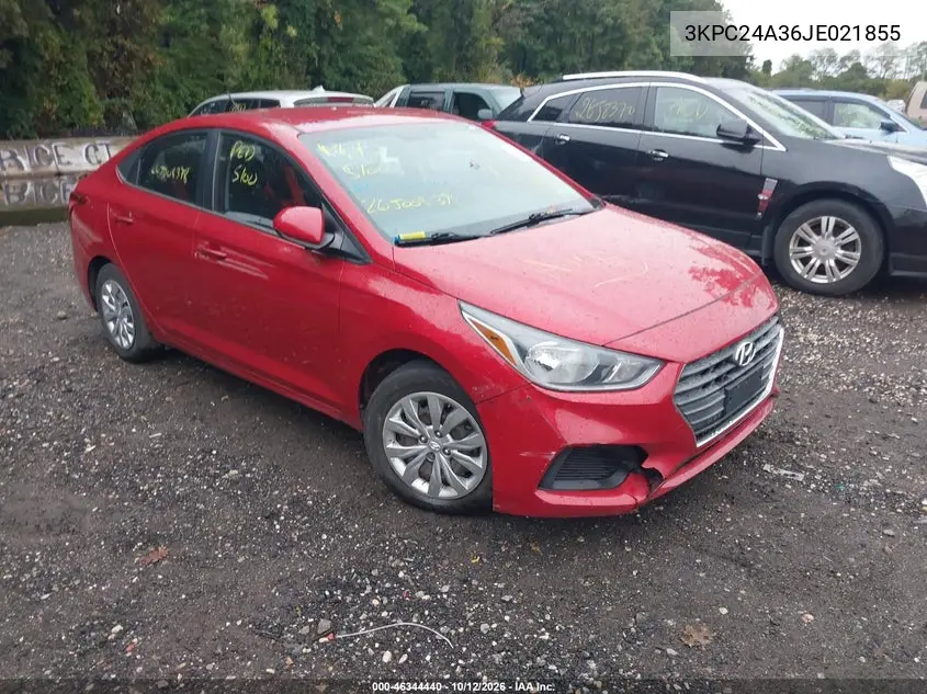 HYUNDAI ACCENT 2018, VIN 3KPC24A36JE021855