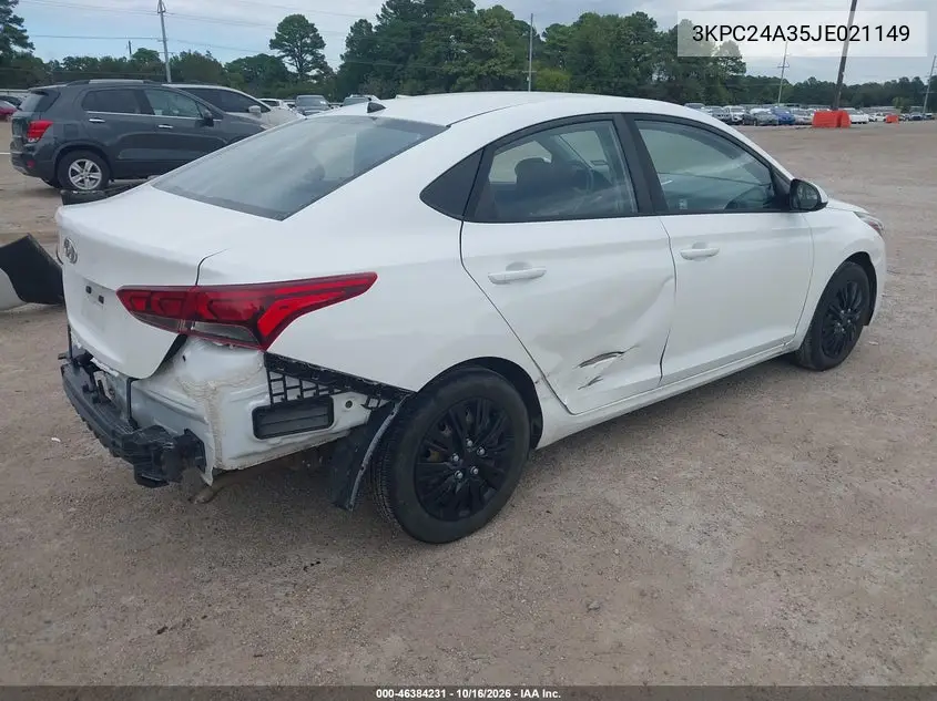 2018 HYUNDAI ACCENT VIN 3KPC24A35JE021149 — фото 4