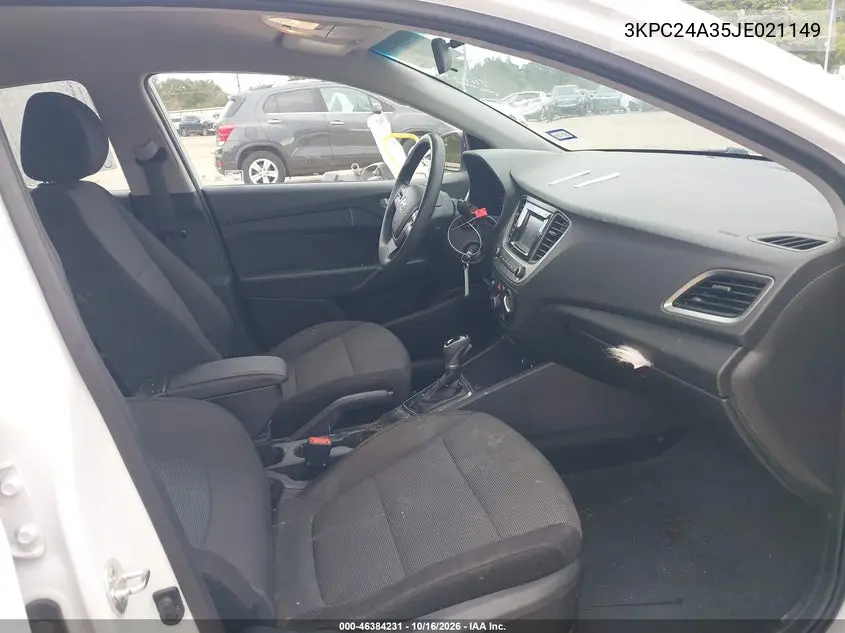 2018 HYUNDAI ACCENT VIN 3KPC24A35JE021149 — фото 5