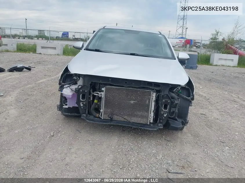 2019 HYUNDAI ACCENT VIN 3KPC25A38KE043198 — фото 6