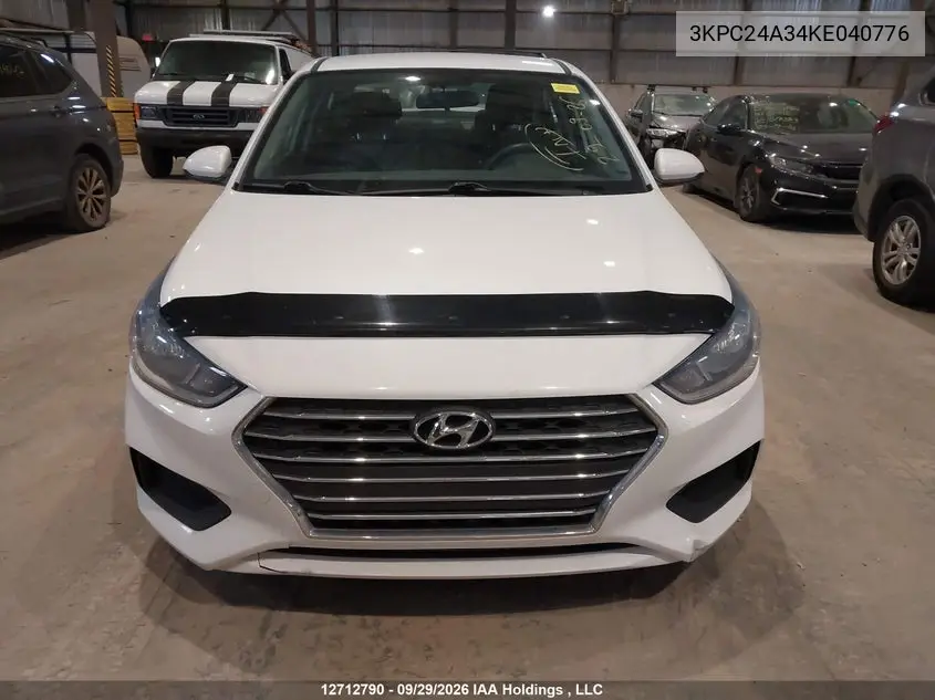 2019 HYUNDAI ACCENT VIN 3KPC24A34KE040776 — фото 13