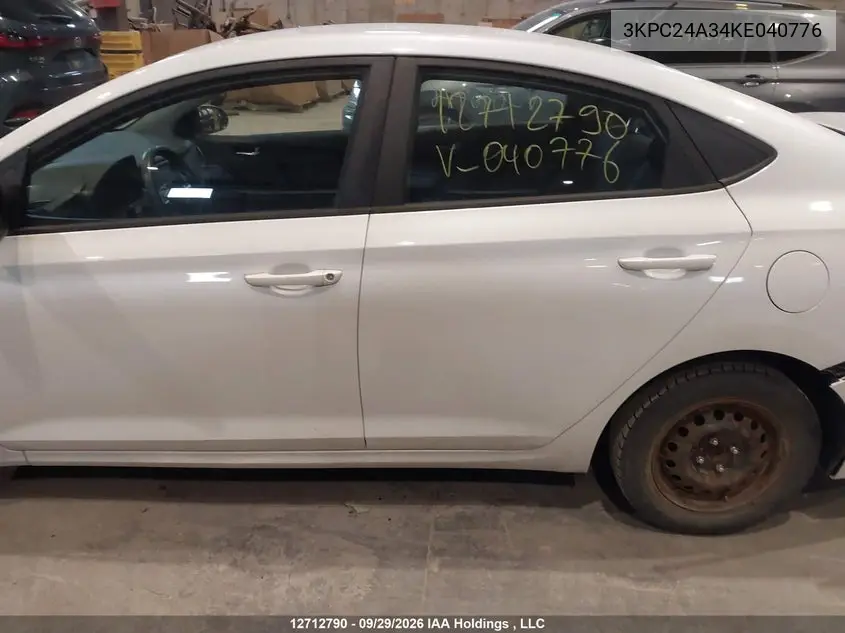 2019 HYUNDAI ACCENT VIN 3KPC24A34KE040776 — фото 15