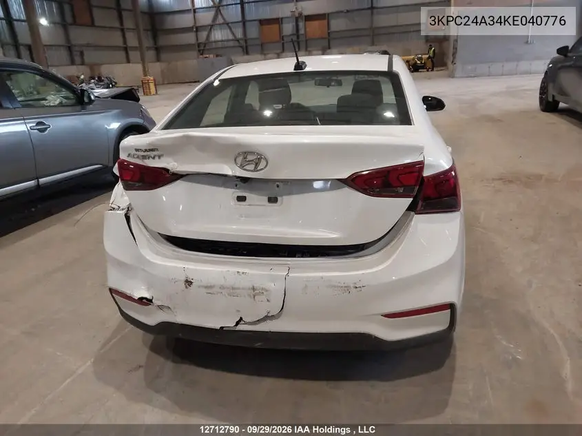 2019 HYUNDAI ACCENT VIN 3KPC24A34KE040776 — фото 17