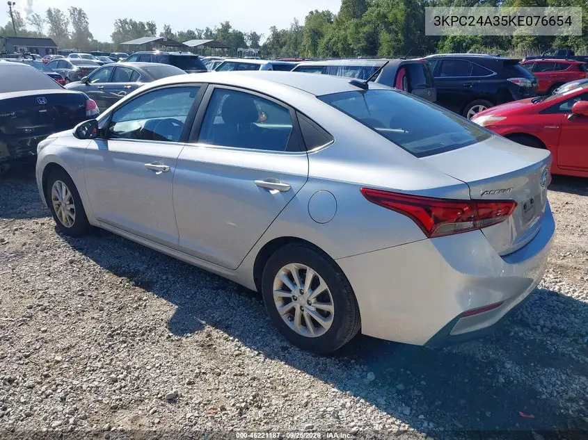 HYUNDAI ACCENT 2019, VIN 3KPC24A35KE076654
