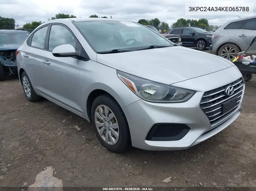 HYUNDAI ACCENT 2019, VIN 3KPC24A34KE065788