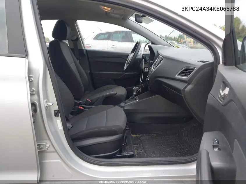 2019 HYUNDAI ACCENT VIN 3KPC24A34KE065788 — фото 5