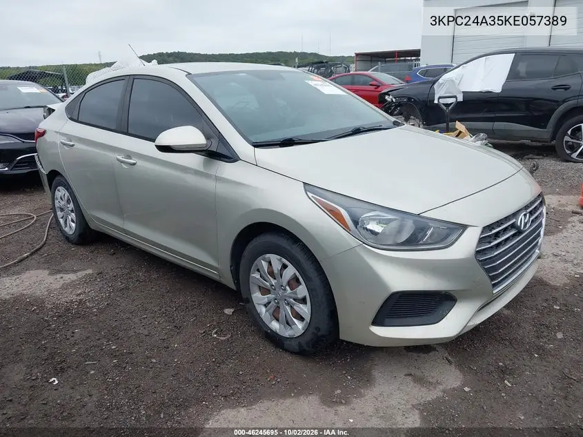 HYUNDAI ACCENT 2019, VIN 3KPC24A35KE057389