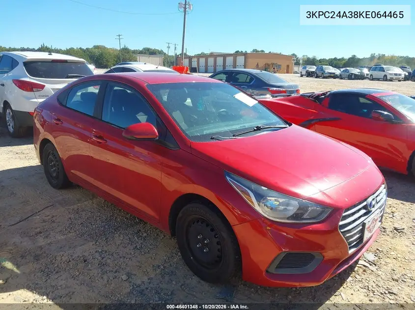 HYUNDAI ACCENT 2019, VIN 3KPC24A38KE064465