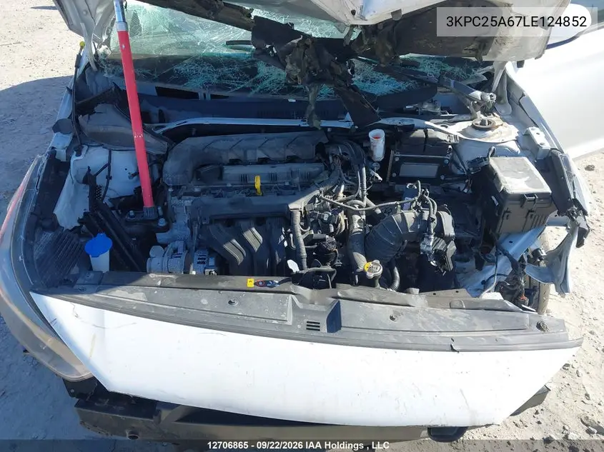 2020 HYUNDAI ACCENT VIN 3KPC25A67LE124852 — фото 10