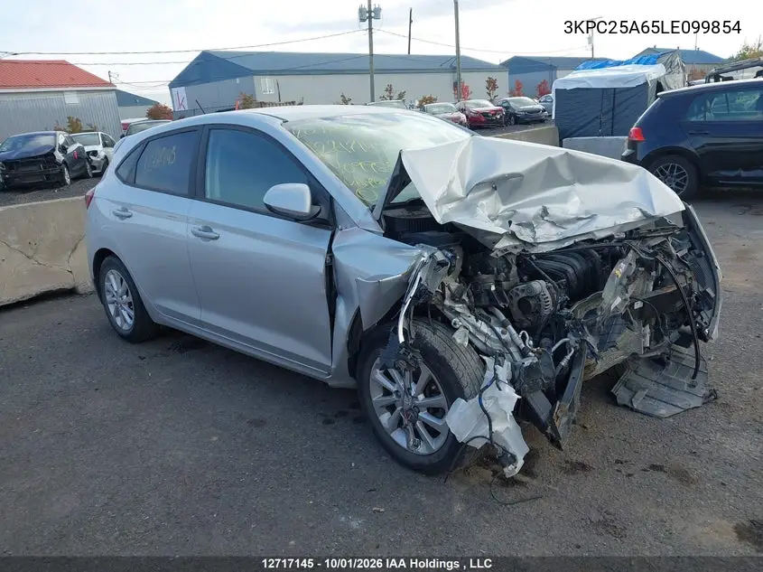 HYUNDAI ACCENT 2020, VIN 3KPC25A65LE099854