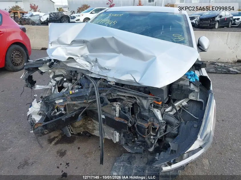 2020 HYUNDAI ACCENT VIN 3KPC25A65LE099854 — фото 6