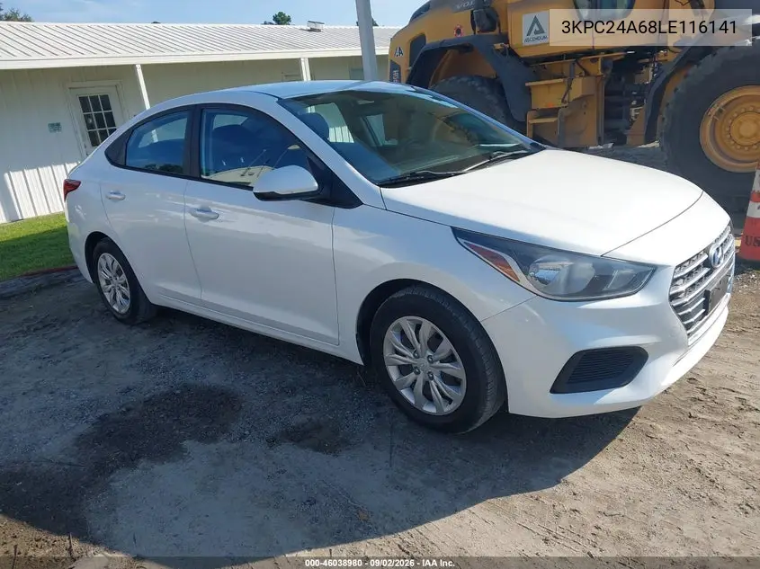 HYUNDAI ACCENT 2020, VIN 3KPC24A68LE116141
