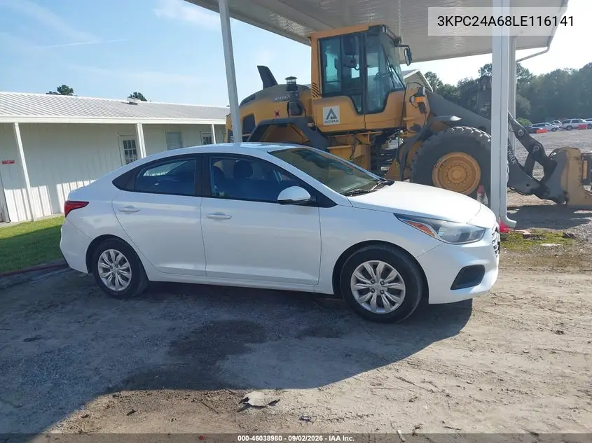 2020 HYUNDAI ACCENT VIN 3KPC24A68LE116141 — фото 14