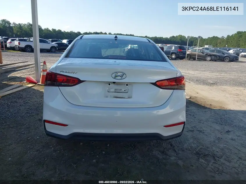 2020 HYUNDAI ACCENT VIN 3KPC24A68LE116141 — фото 17
