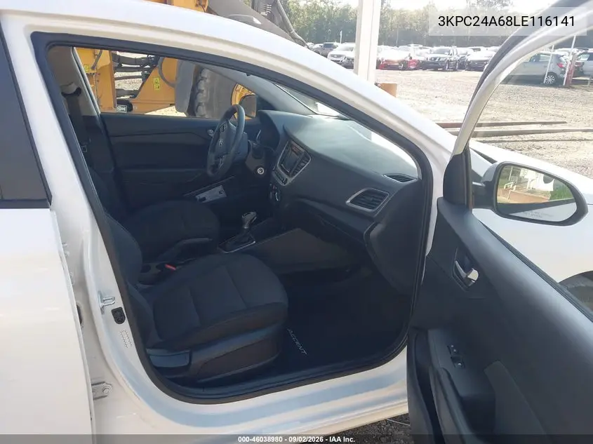 2020 HYUNDAI ACCENT VIN 3KPC24A68LE116141 — фото 5
