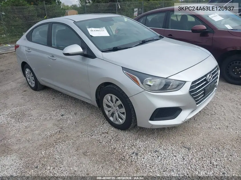 HYUNDAI ACCENT 2020, VIN 3KPC24A63LE120937