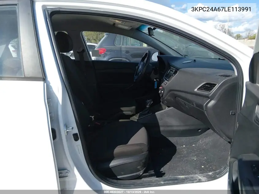 2020 HYUNDAI ACCENT VIN 3KPC24A67LE113991 — фото 5