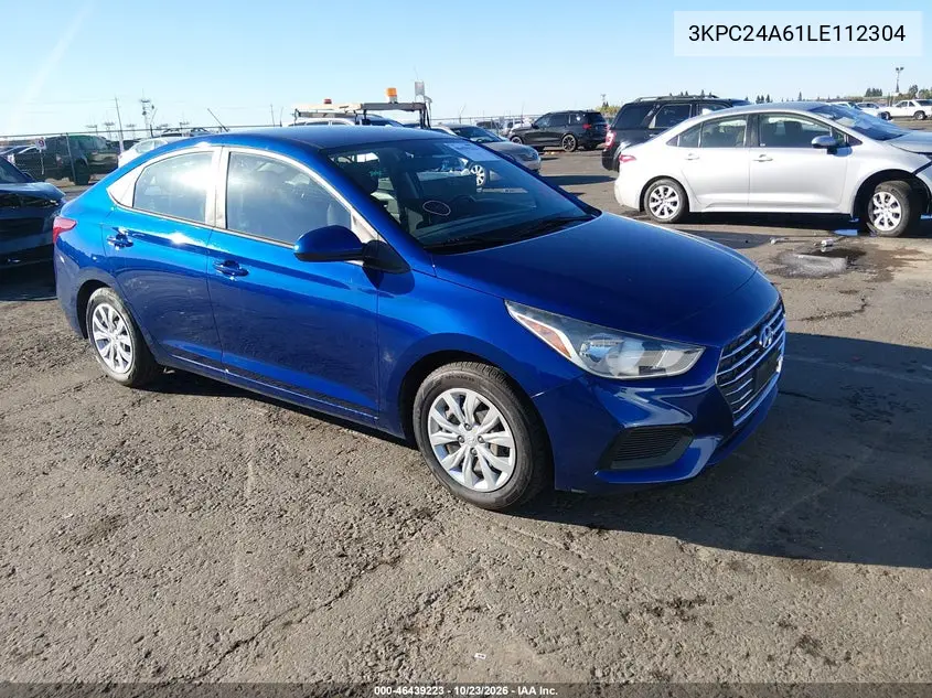 HYUNDAI ACCENT 2020, VIN 3KPC24A61LE112304