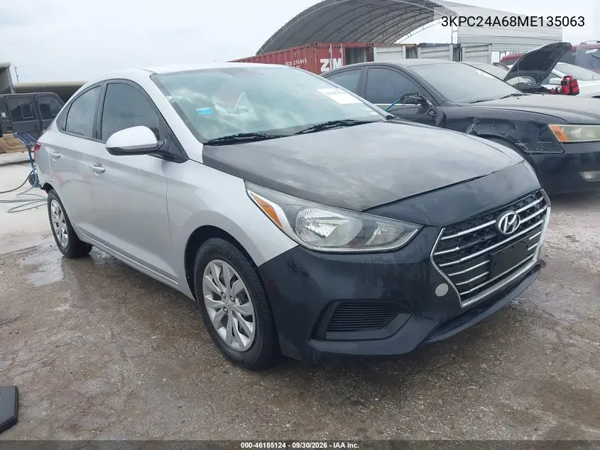 HYUNDAI ACCENT 2021, VIN 3KPC24A68ME135063