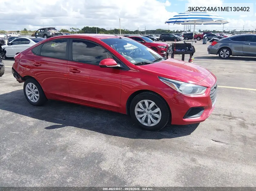 HYUNDAI ACCENT 2021, VIN 3KPC24A61ME130402