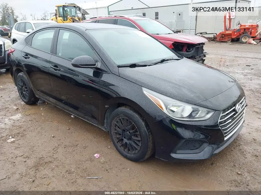 HYUNDAI ACCENT 2021, VIN 3KPC24A63ME133141