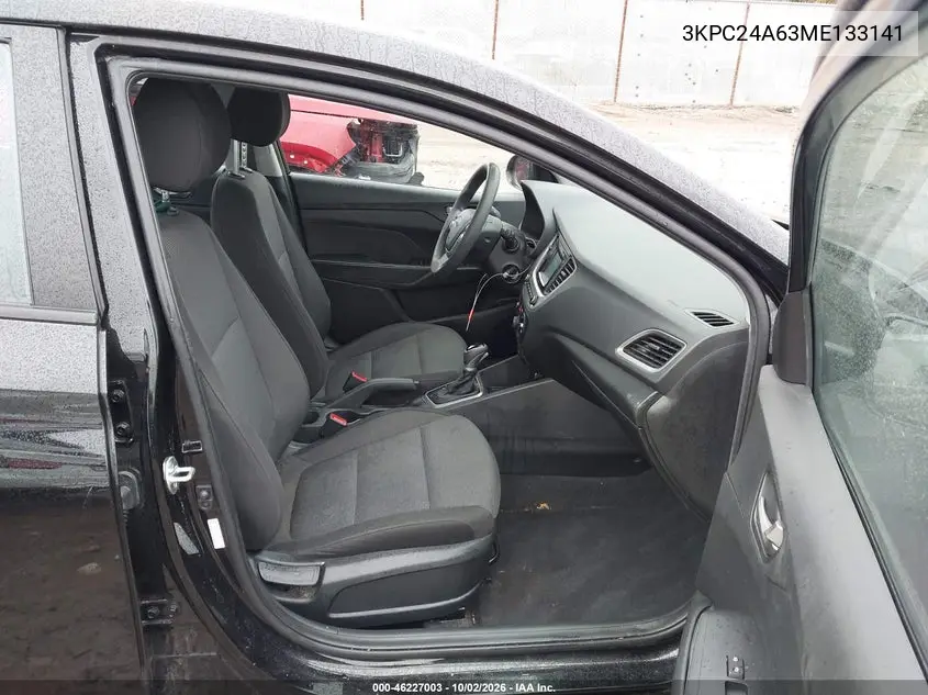 2021 HYUNDAI ACCENT VIN 3KPC24A63ME133141 — фото 5