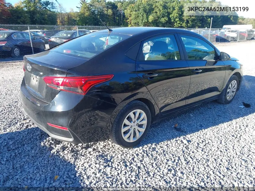 2021 HYUNDAI ACCENT VIN 3KPC24A62ME153199 — фото 4