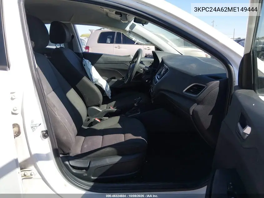 2021 HYUNDAI ACCENT VIN 3KPC24A62ME149444 — фото 5