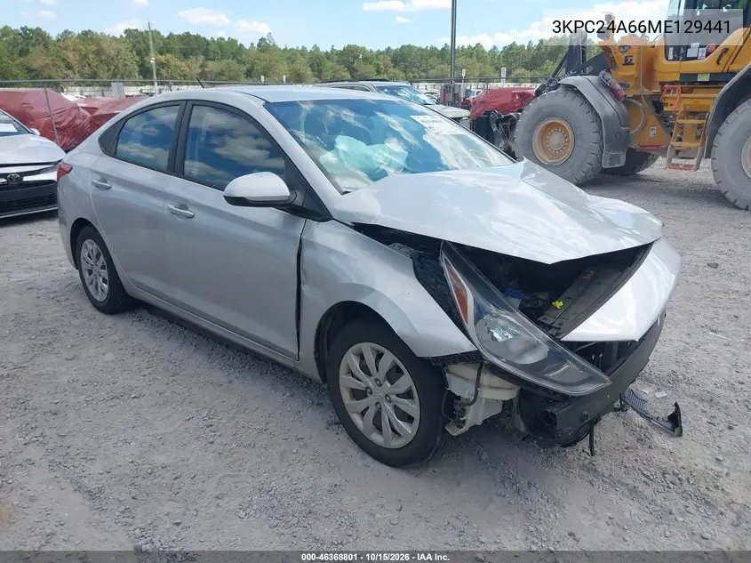 HYUNDAI ACCENT 2021, VIN 3KPC24A66ME129441