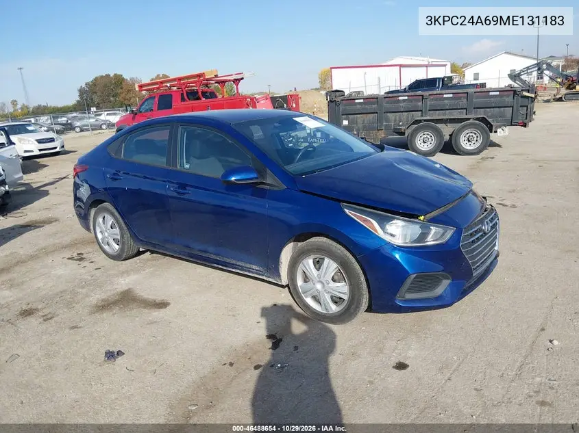 HYUNDAI ACCENT 2021, VIN 3KPC24A69ME131183