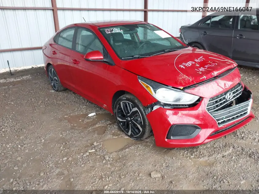HYUNDAI ACCENT 2022, VIN 3KPC24A69NE166047