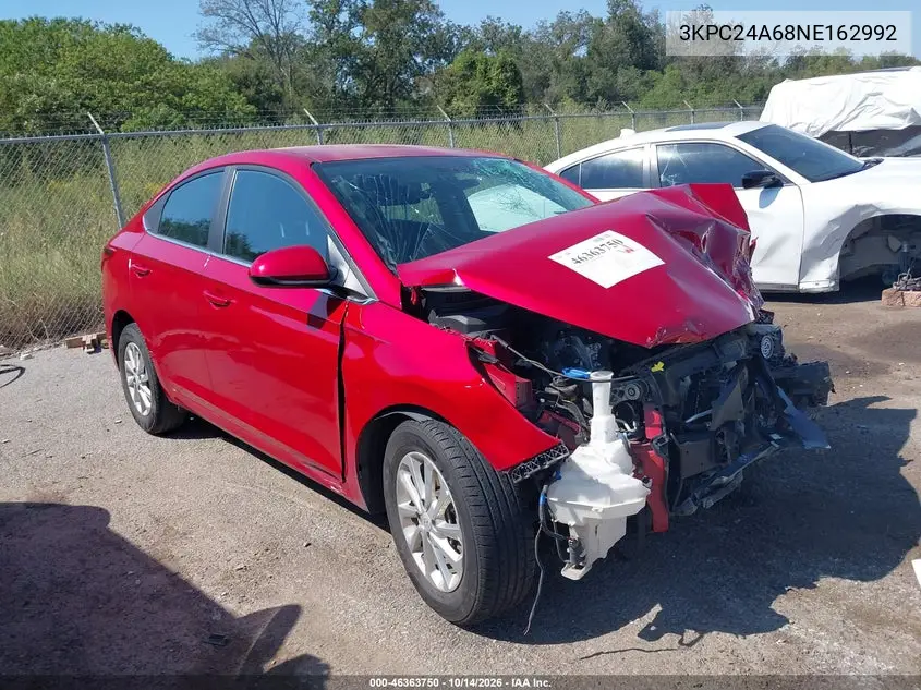 HYUNDAI ACCENT 2022, VIN 3KPC24A68NE162992