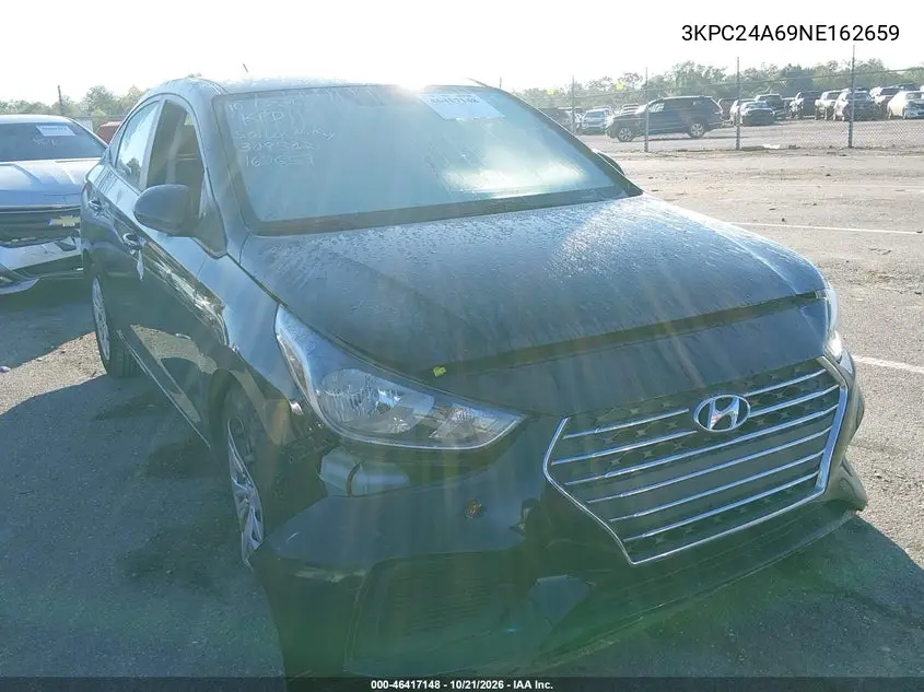 HYUNDAI ACCENT 2022, VIN 3KPC24A69NE162659