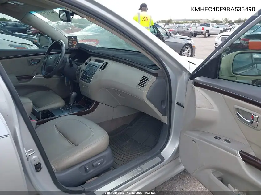 2011 HYUNDAI AZERA VIN KMHFC4DF9BA535490 — фото 5