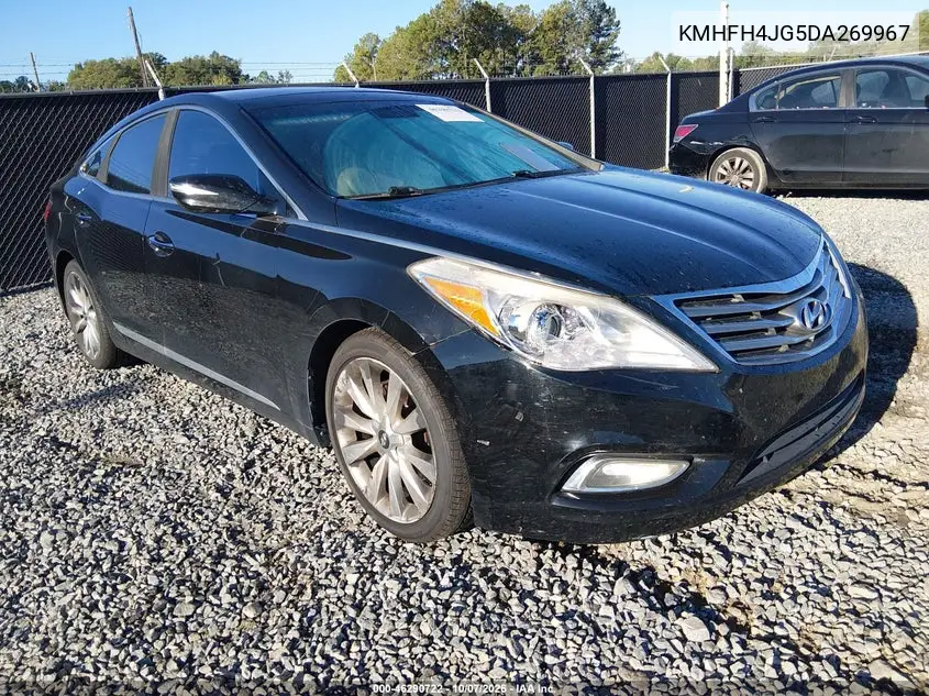 HYUNDAI AZERA 2013, VIN KMHFH4JG5DA269967